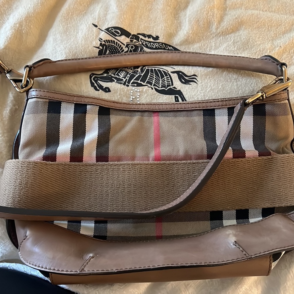 Burberry Satchel With Removable Strap - image 2